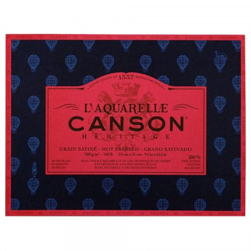 Canson Heritage Hot pressed tömb