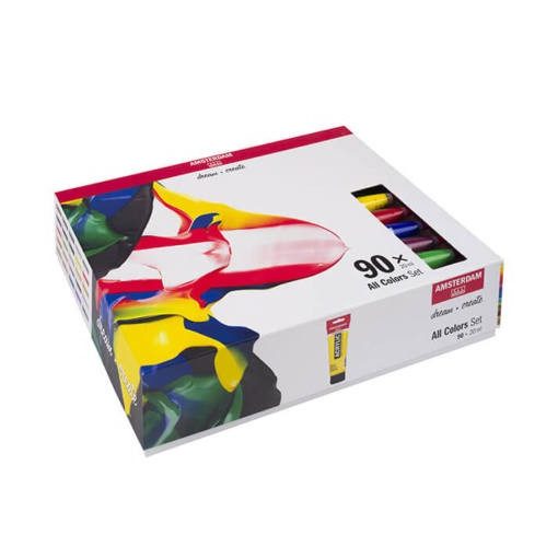 Royal Talens Amsterdam akril készlet (6-os, 12-es, 24-es,  48-as,72-es, 90-es méretben)